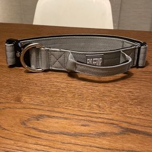 Byleedur XL tactical dog collar, gray, never used!